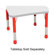 Balt Kids Leg Set, for Tables, Red