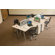 Balt IFlex L-Shape Writing Desk Office Suite