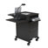 Balt Extra Wide Presentation Cart Shelf in Black