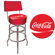 Trademark Global Coca Cola Pub Stool with Back