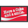 Trademark Global Coca Cola Mirror with Have a Coke and a Smile Design