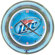 Trademark Global Miller Lite Neon Wall Clock in Polished Chrome