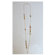 Zirconmania Goldtone Necklace with Geometric Shaped Crystals