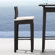 dCOR design Railay Outdoor Pub Table Set in Dark Brown