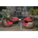 RST Outdoor Cantina 5 Piece Lounge Seating Group with Cushions
