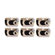 Hamilton Electronics Explorer Set of 6 Digital Cameras with Flash