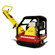 Dynapac 20" x 28" Forward & Reversible Soil Plate Compactor w/ Honda GX200 6.5 HP Gas Powered Engine