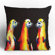 DENY Designs Clara Nilles Flaming Otters Throw Pillow