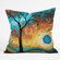 DENY Designs Madart Inc. Aqua Burn Throw Pillow