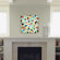 DENY Designs Jacqueline Maldonado Geo Square Custom Clock