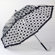 Elite Rain Auto-Open Polka Dot Ruffle Umbrella