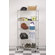 Seville Classics Five Shelf Home-Style Wire Shelving with Casters