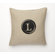 Corona Decor Fine Linen Typewriter Pillow