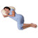 Snoozer Body Pillow Big Curve 500 Thread Count Ergonomic Body Pillow