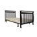 Dream On Me 3-in-1 Portable Convertible Crib in Black
