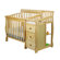Dream On Me Jayden Three in One Convertible Portable Crib with Changer in Natural