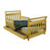Dream On Me Sleigh Toddler Bed with Storage Drawer
