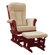 Dream On Me Mission Padded Glider and Ottoman