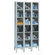Hallowell Safety-View Plus Stock Lockers - Six Tiers - 3 Sections (Assembled)