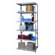 Hallowell Hi-Tech Shelving Extra Heavy-Duty Open Type Add-on Unit with 6 Shelves