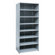 Hallowell Hi-Tech Shelving Medium-Duty Closed Type Starter Unit with 8 Shelves
