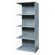 Hallowell Hi-Tech Shelving Heavy-Duty Closed Type Add-on Unit with 5 Shelves