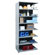 Hallowell Hi-Tech Shelving Heavy-Duty Closed Type Starter and Optional Add-on Unit with 8 Shelves