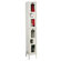 Hallowell Safety-View Stock Lockers - Double Tier - 1 Section (Unassembled)