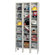 Hallowell Safety-View Plus Stock Lockers - Six Tiers - 3 Sections (Unassembled)