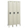 Hallowell Premium Stock Lockers - Single Tier - 3 Sections (Unassembled)