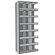 Hallowell Hi-Tech Metal Bin Shelving Add-on Unit (21) 12" W x 12" H Bins with 3" Bin Fronts
