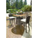 Padmas Plantation Outdoor Bay Harbor Side Bar Stool in Bark