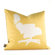 Inhabit Modern Classics Pillow in Sunflower and Chocolate