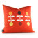 Inhabit Aequorea Giggle Pillow in Scarlet