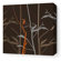 Inhabit Morning Glory Tall Grass Stretched Wall Art in Charcoal and Rust