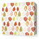 Inhabit Rhythm Collage Stretched Wall Art in Pear and Rust