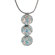 Preciosa Livia Metal Snake Chain Crystal Pendant