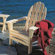 Rustic Natural Cedar Furniture Adirondack Chair [Folds for Storage]