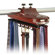 Richards Homewares Revolving Motorized Lighted Tie and Belt Rack Hooks Organizer