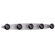 Alba 5 Peg Wall Coat Hooks