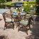 Home Loft Concept Bali 5 Piece Outdoor Dining Set