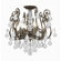 Crystorama Imperial 6 Light Semi Flush Mount