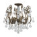Crystorama Imperial 6 Light Semi Flush Mount