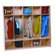 Wood Designs Tip-Me-Not Five Section Seat Locker