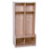 Wood Designs Two Section Offset Locker