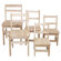 Wood Designs 12" Wood Classroom Glides Chair