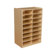 Wood Designs Storage Unit with 3" 12 Letter Trays