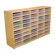 Wood Designs Storage Unit with 3" 40 Letter Trays