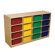 Wood Designs Storage Unit with 5" 16 Letter Trays
