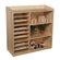 Wood Designs Natural Environment Sensorial Discovery Shelving Unit